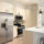 A kitchen with stainless steel appliances